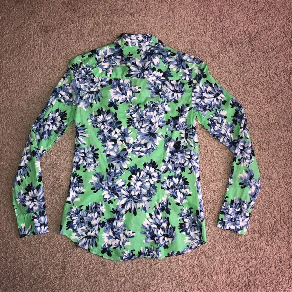Women’s j. Crew button down shirt floral XS